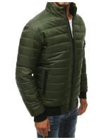 Pánská přechodná prošívaná zelená bunda TX3408