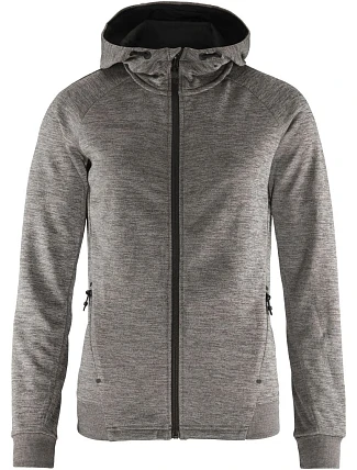 Craft Corporate ADV Unify Hoodie Jacket W Dámská bunda s kapucí 81.9133 dark grey melange