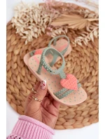 Dětské sandálky se srdcem 81997 Ipanema My First Baby zelené Dětské sandálky se srdcem 81997 Ipanema My First Baby zelené