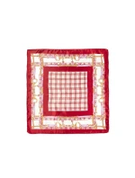 Saténová kostkovaná šála Art Of Polo 20960