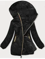 Černá oboustranná dámská bunda (h1038-01)