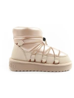 D.Franklin sněhule dámské zimní módní zateplené boty zlaté dámské