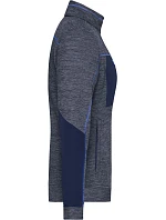 Daiber JN 1817 Dámská pletená fleecová bunda 02.1817 navy melange/navy/royal