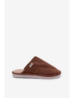 Pánské hnědé pantofle Selomir