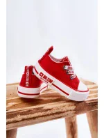 Dětské látkové tenisky BIG STAR KK374051 červená Dětské látkové tenisky BIG STAR KK374051 červená