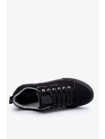 Pánské nízké Materiál tenisky Big Star KK174002 Černá Pánské nízké Materiál tenisky Big Star KK174002 Černá