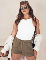 Dámské šortky CITYCHIC brown FashionStreet SY0364