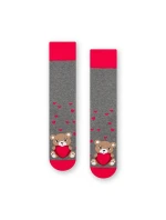 Dámské ponožky Steven art.136 Srdce