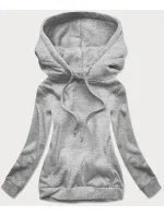 Šedá dámská tepláková mikina (W02-2) Šedá dámská tepláková mikina (W02-2)