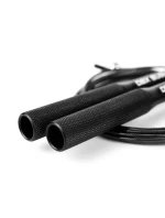 Hliníkové švihadlo s ocelovým lankem DBX Pro Black + pouzdro