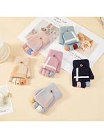 Dámské/dětské zimní rukavice telefonní rukavice - bílé dámské