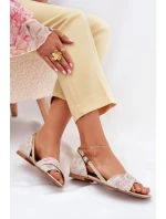 Kožené Plážové Sandály Maciejka 04614-22 Béžové Kožené Plážové Sandály Maciejka 04614-22 Béžové