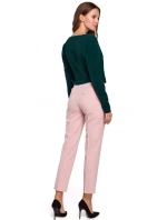 K037 Zavinovací halenka - černá