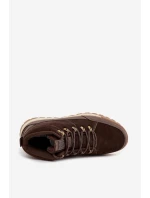 Pánské semišové trekové boty Big Star – hnědé