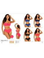 Dámské dvoudílné plavky S730TG7 2d Alicante 2 malinové - Self Dámské dvoudílné plavky S730TG7 2d Alicante 2 malinové - Self