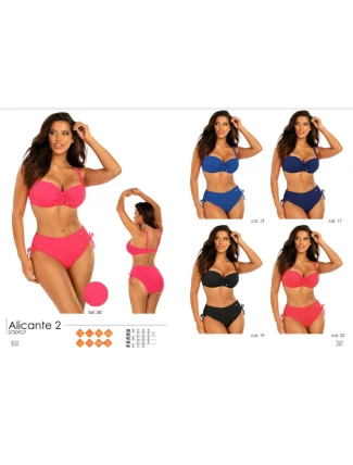 Dámské dvoudílné plavky S730TG7 2d Alicante 2 malinové - Self Dámské dvoudílné plavky S730TG7 2d Alicante 2 malinové - Self