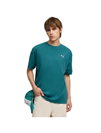 Pánské tričko Puma ESS Elevated Relaxed Tee, zelené, 692018, velikost 41