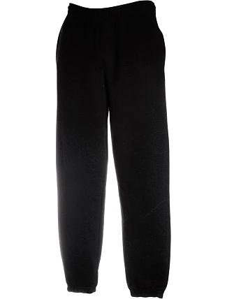 Fruit of the Loom Classic Elasticated Jog Pants Tepláky 16.4026 black Fruit of the Loom Classic Elasticated Jog Pants Tepláky 16.4026 black