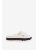 Pěnové Pantofle S Výřezy Bílé Neladith Pěnové Pantofle S Výřezy Bílé Neladith