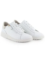 Dámské kožené polobotky bílé eVento 138