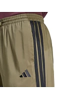 Pánské kalhoty adidas Essentials 3-Stripes Stanford Open Hem olivová JE6401