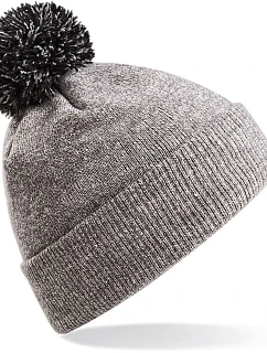 Beechfield B 450 Čepice Snowstar® 53.0450 heather grey/black