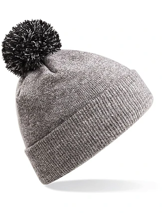 Beechfield B 450 Čepice Snowstar® 53.0450 heather grey/black Beechfield B 450 Čepice Snowstar® 53.0450 heather grey/black