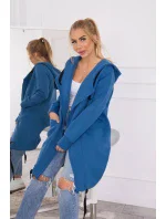 Zateplená džínová bunda s kapucí Zateplená džínová bunda s kapucí