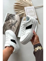 Dámské tenisky na platformě bílé Elvessia