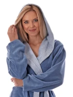 Unisex župan Tampa duo s kapucí 3959 denim - Vestis Unisex župan Tampa duo s kapucí 3959 denim - Vestis