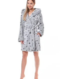 Dámský župan 9135 melange - L&L