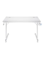 Herní stůl TRUST GXT 709W LUMINUS RGB WHITE