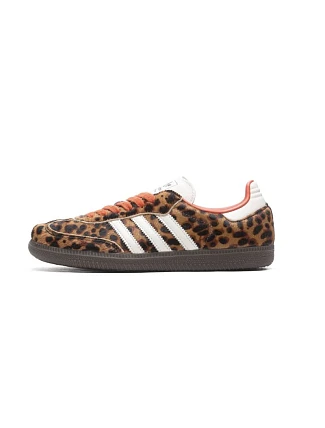 Adidas Samba OG W Leopard Preloved Red JI2734 dámské boty