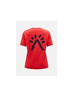 Tričko PEAK PERFORMANCE Explore Graphic Tee Women, červené Tričko PEAK PERFORMANCE Explore Graphic Tee Women, červené