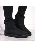 Nepromokavé sněhové boty na zip NEWS W EVE181A černé Nepromokavé sněhové boty na zip NEWS W EVE181A černé