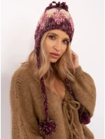 Čepice AT CZ CHA9213.91 bordó Čepice AT CZ CHA9213.91 bordó