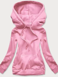 Růžová dámská tepláková mikina (W02-20)