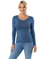 Dámská halenka Manati long denim - BABELL Dámská halenka Manati long denim - BABELL