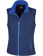 Result R 232F Dámská 2-vrstvá softshell vesta "Printable" 30.232F navy/royal Result R 232F Dámská 2-vrstvá softshell vesta "Printable" 30.232F navy/royal