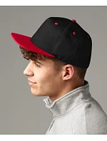 Beechfield B 610C 5 panelová Snapback kontrastní kšiltovka 53.610C black/lime green Beechfield B 610C 5 panelová Snapback kontrastní kšiltovka 53.610C black/lime green