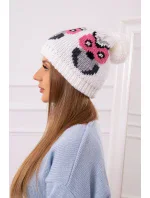 Dámská čepice Owl K340 bílá Dámská čepice Owl K340 bílá