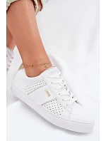Dámské perforované tenisky Big Star TT274291 Bílé