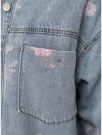 Dámská džínová košilová bunda modrá FashionStreet TY5600