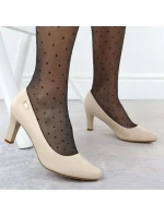 Dámské lodičky na podpatku s pásky Sergio Leone 1459