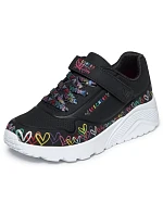 Mládežnické tenisky Skechers UNO LITE HEART CRAZE 314091L BKMT