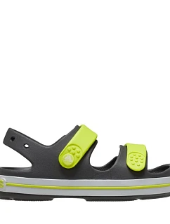 Dětské sandály Crocs Crocband Cruiser šedozelené 209424 1NJ