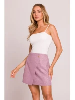 M854 Mini sukně - marsala