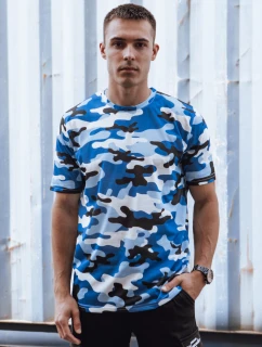 Pánské indigové moro tričko FashionStreet RX5593