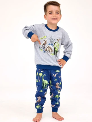 Cornette Kids Boy 593/163 Dinosauří pyžamo délka/r 98-128