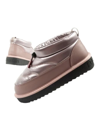 D.Franklin sněhule dámské zimní módní zateplené boty rose gold dámské